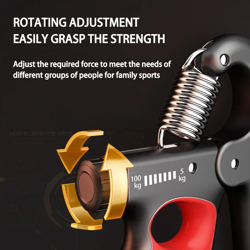 Adjustable 5-150Kg Grip Strength Trainer - Build Hand Strength and Enhance Performance