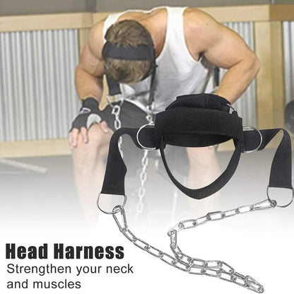 Elevate Your Strength Training with the Adjustable Head Neck Training Harness - Perfect for Neck Muscle Power and Body Posture Improvement