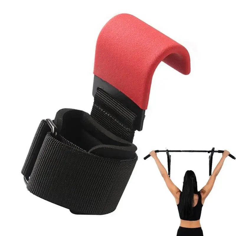 Unleash Your Strength with Our Heavy Duty Weightlifting Hooks - Padded Handles for Ultimate Comfort in Weightlifting and Pull-Ups!