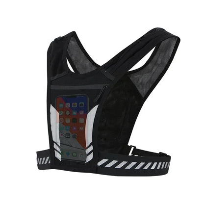 Ultra-Lightweight Hydration Running Vest with Phone Pocket and Water Bottle Holder - Perfect for Outdoor Sports, Cycling, and Hiking