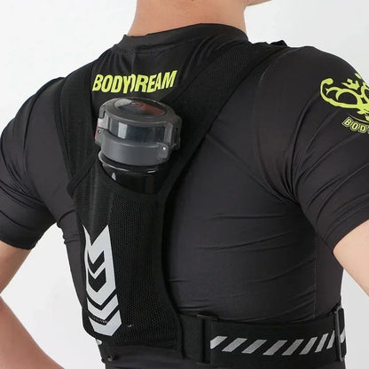 Ultra-Lightweight Hydration Running Vest with Phone Pocket and Water Bottle Holder - Perfect for Outdoor Sports, Cycling, and Hiking