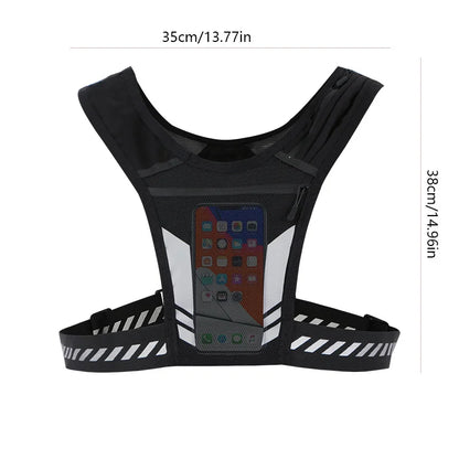 Ultra-Lightweight Hydration Running Vest with Phone Pocket and Water Bottle Holder - Perfect for Outdoor Sports, Cycling, and Hiking