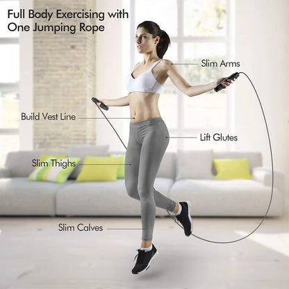 Elevate Your Fitness Routine with Our Adjustable Tangle-Free Speed Jump Rope Featuring Comfortable Foam Handles