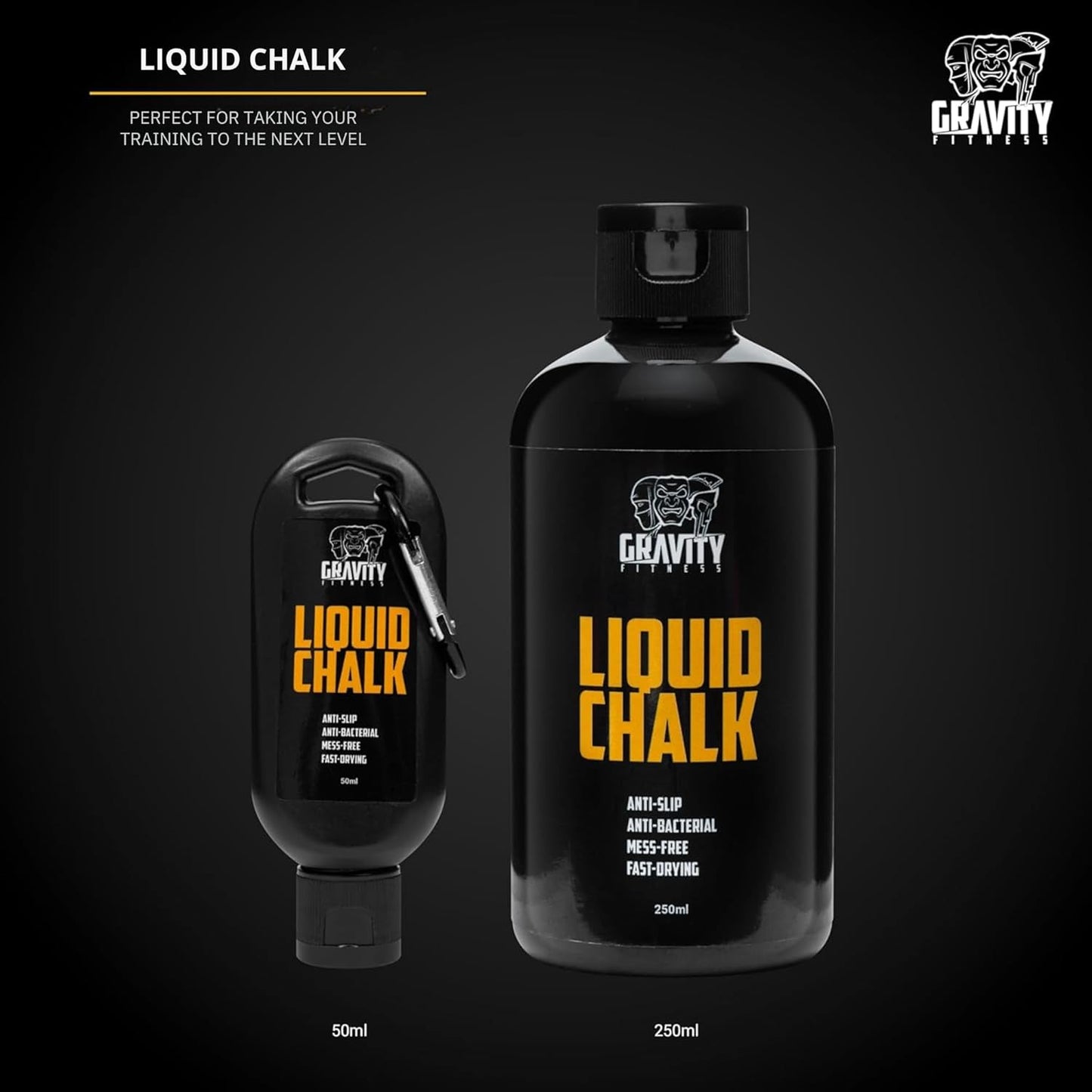 Liquid Chalk for Weightlifting, and Calisthenics for Sweat-Free Hands & Superior Grip | Premium Liquid Chalk for Gym, Barbell, Climbing, Bouldering, and Gymnastics Grip
