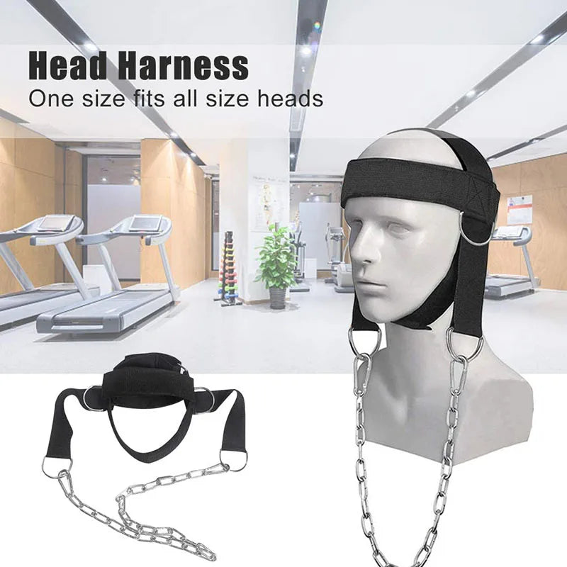 Elevate Your Strength Training with the Adjustable Head Neck Training Harness - Perfect for Neck Muscle Power and Body Posture Improvement
